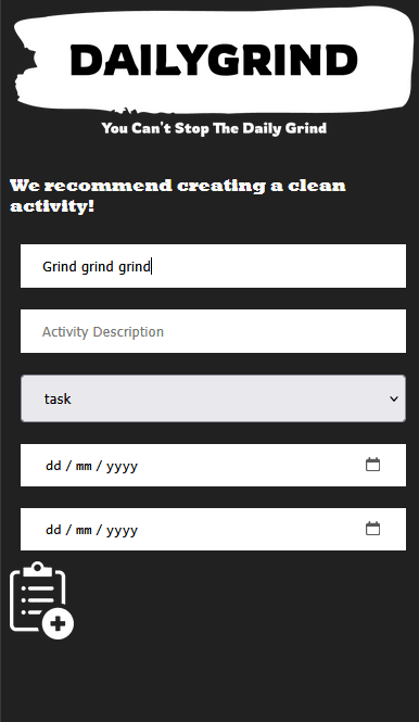DailyGrind screenshot 2