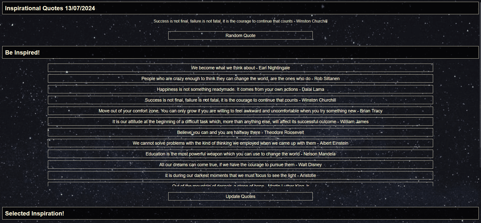 Inspirational Quotes screenshot 1