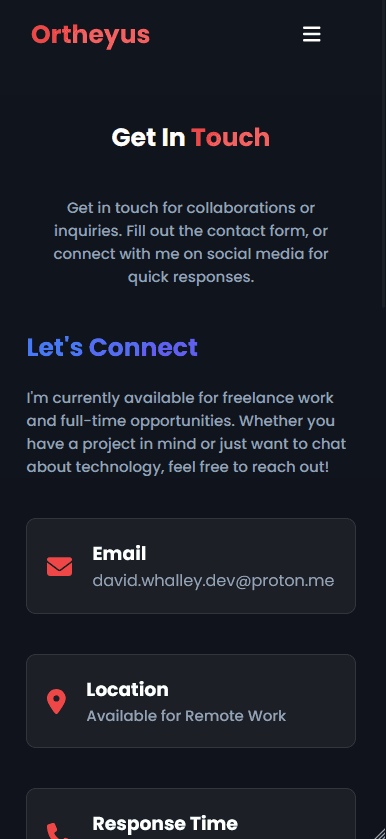 Next Portfolio screenshot 3