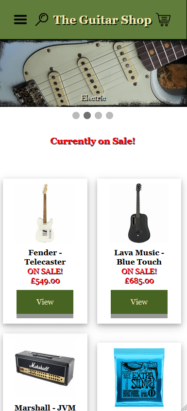 The Guitar Shop screenshot 1